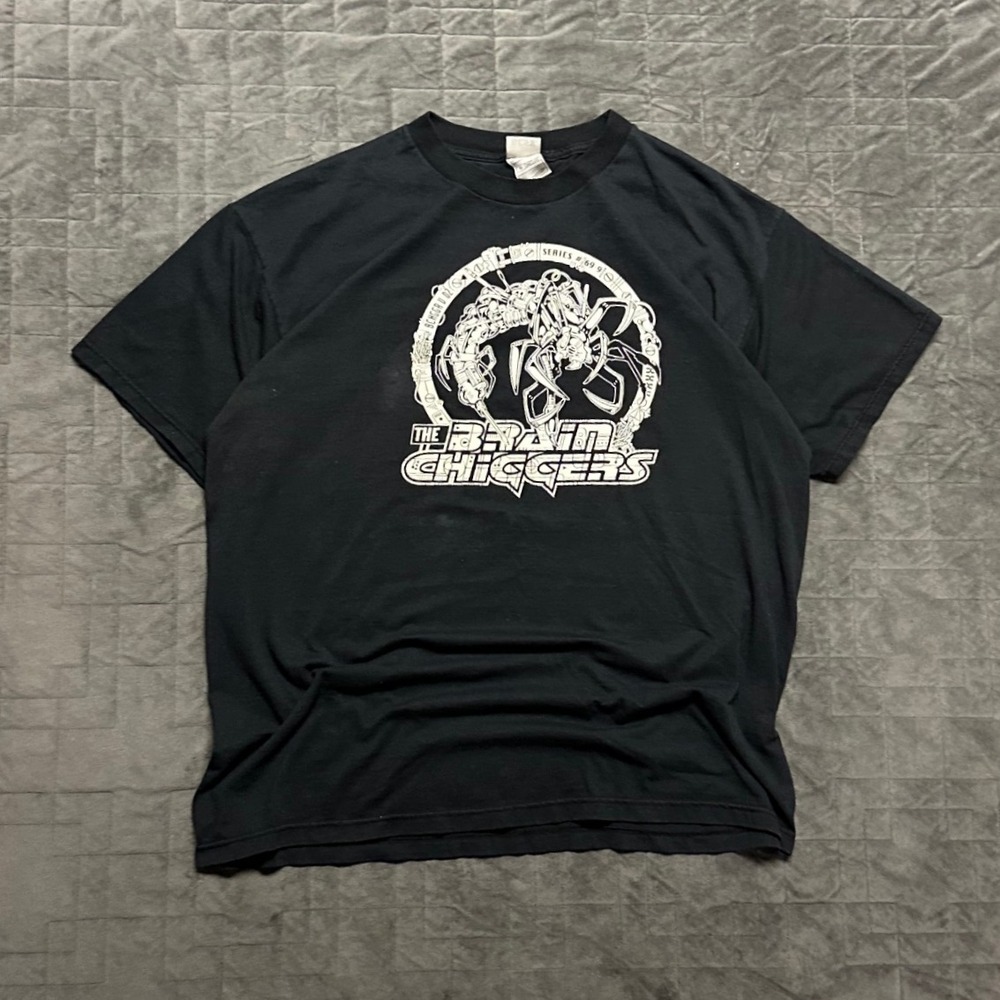 Vintage 90s y2k The Brain Chiggers Band Shirt